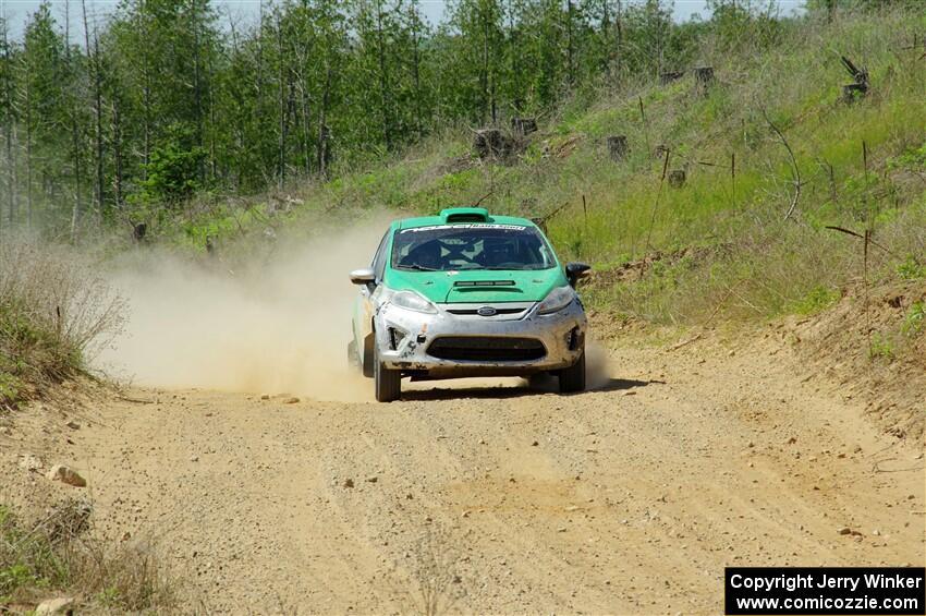 Eric Dieterich / Jake Wolfe Ford Fiesta on SS4, J5 South.