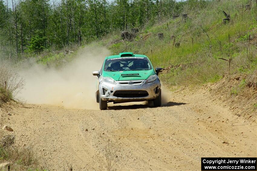 Eric Dieterich / Jake Wolfe Ford Fiesta on SS4, J5 South.