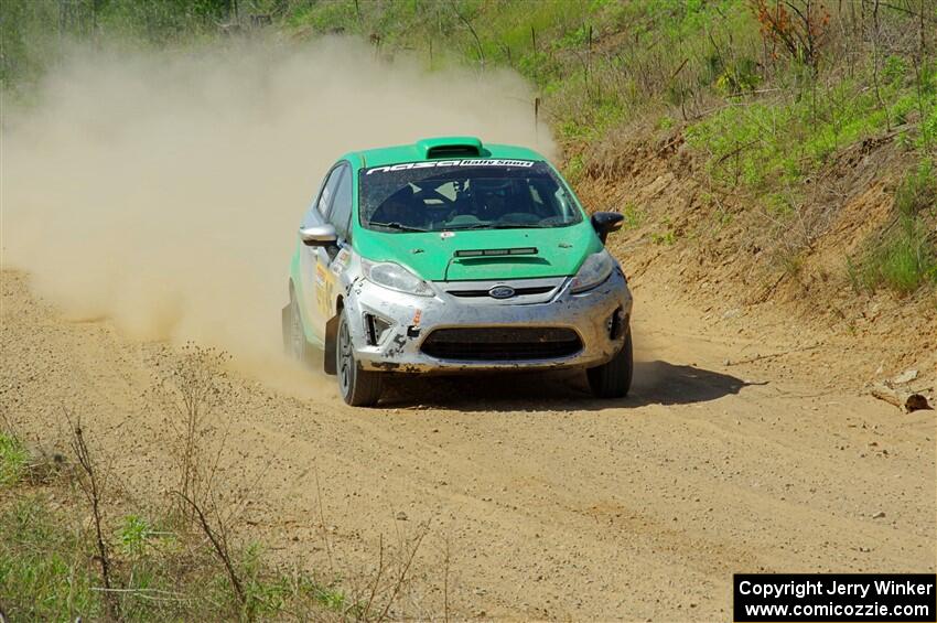 Eric Dieterich / Jake Wolfe Ford Fiesta on SS4, J5 South.