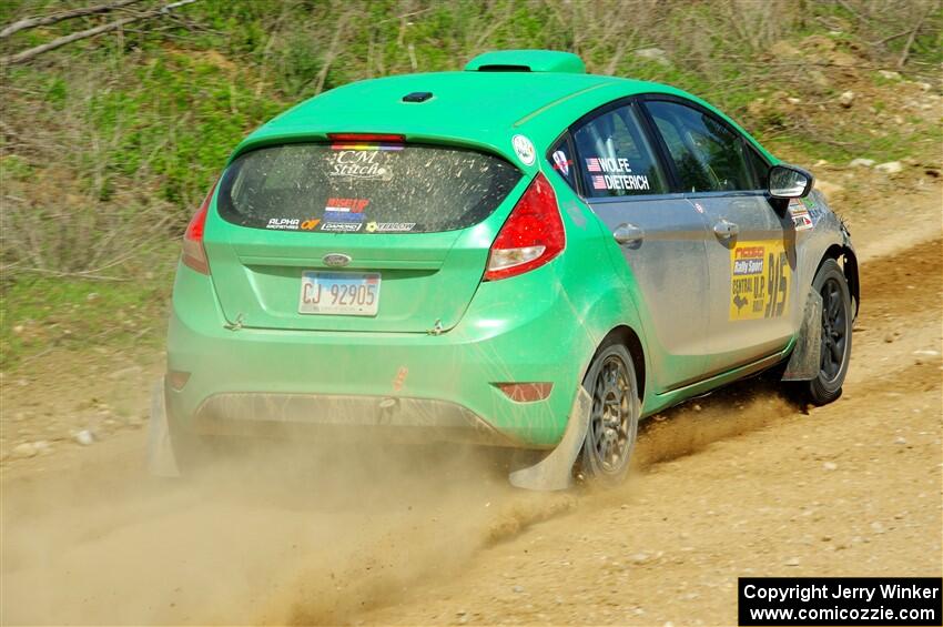 Eric Dieterich / Jake Wolfe Ford Fiesta on SS4, J5 South.