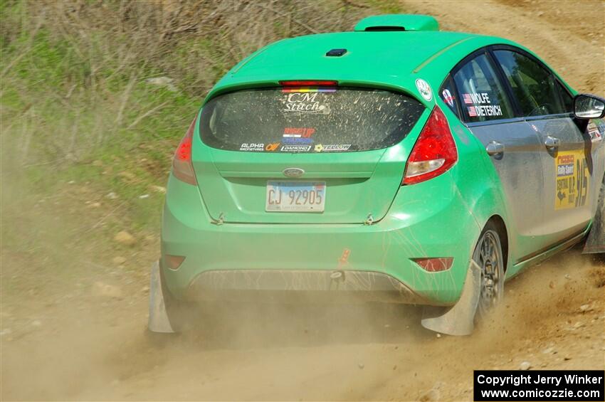 Eric Dieterich / Jake Wolfe Ford Fiesta on SS4, J5 South.