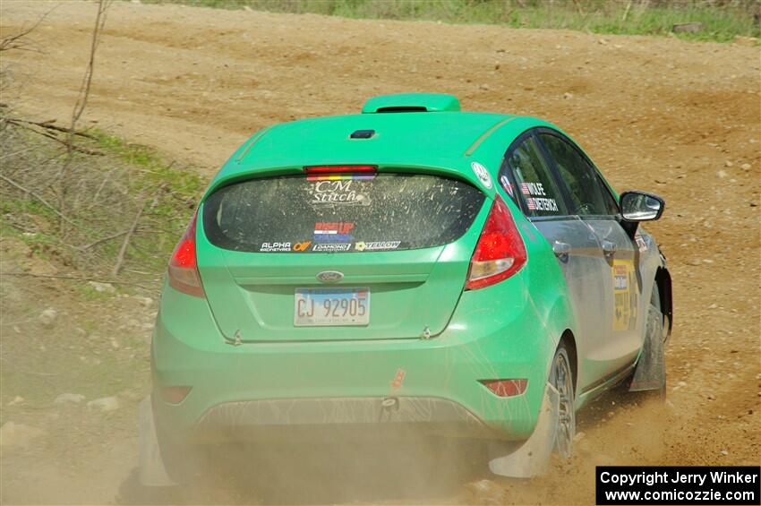 Eric Dieterich / Jake Wolfe Ford Fiesta on SS4, J5 South.