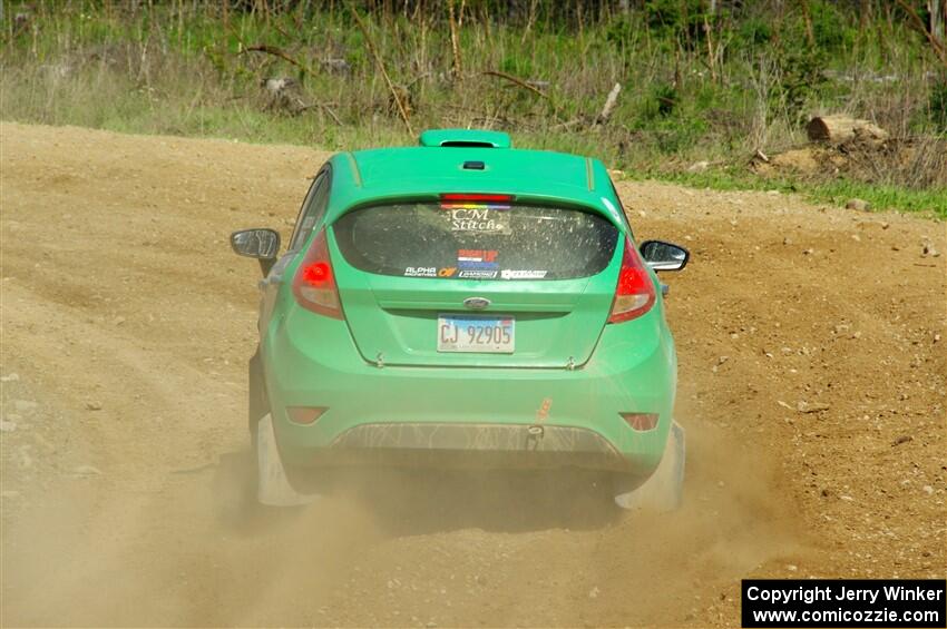 Eric Dieterich / Jake Wolfe Ford Fiesta on SS4, J5 South.