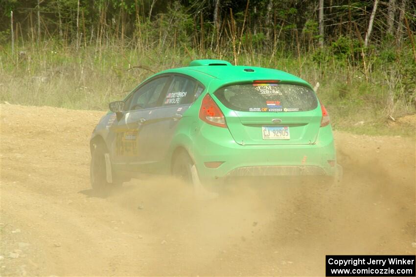 Eric Dieterich / Jake Wolfe Ford Fiesta on SS4, J5 South.