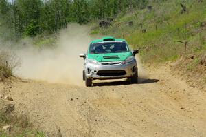 Eric Dieterich / Jake Wolfe Ford Fiesta on SS4, J5 South.