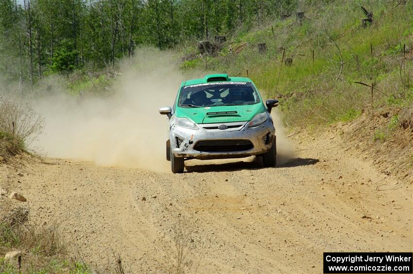 Eric Dieterich / Jake Wolfe Ford Fiesta on SS4, J5 South.