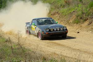 John Gusmano's Mazda RX-7 on SS4, J5 South.