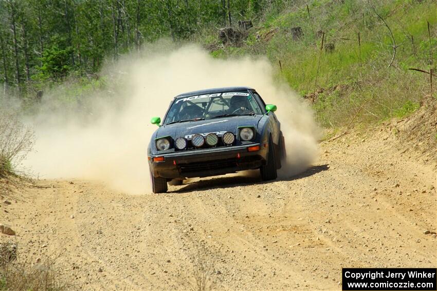 John Gusmano's Mazda RX-7 on SS4, J5 South.