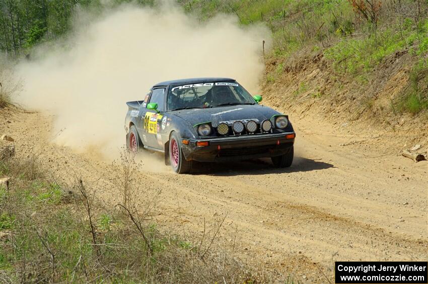 John Gusmano's Mazda RX-7 on SS4, J5 South.