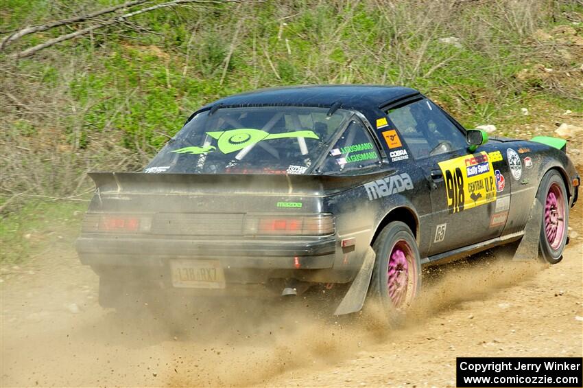 John Gusmano's Mazda RX-7 on SS4, J5 South.