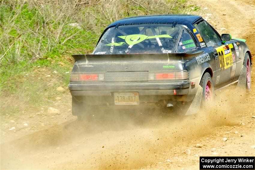 John Gusmano's Mazda RX-7 on SS4, J5 South.