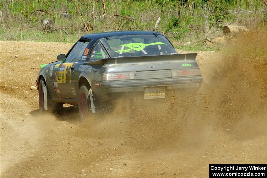 John Gusmano's Mazda RX-7 on SS4, J5 South.