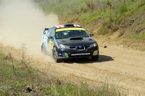 Matt James / Jackie James Subaru Impreza on SS4, J5 South.