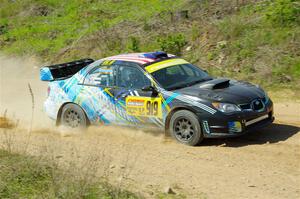 Matt James / Jackie James Subaru Impreza on SS4, J5 South.