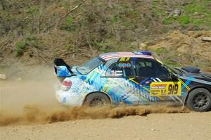 Matt James / Jackie James Subaru Impreza on SS4, J5 South.