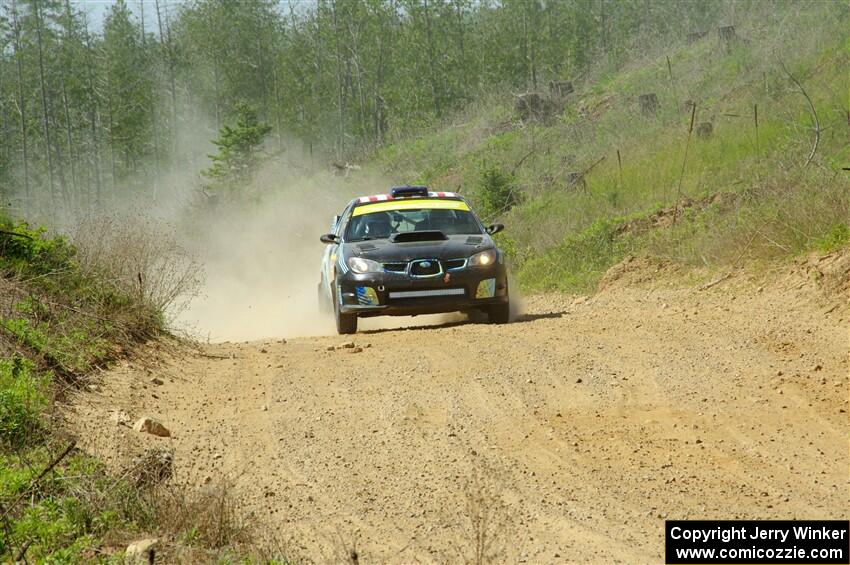 Matt James / Jackie James Subaru Impreza on SS4, J5 South.