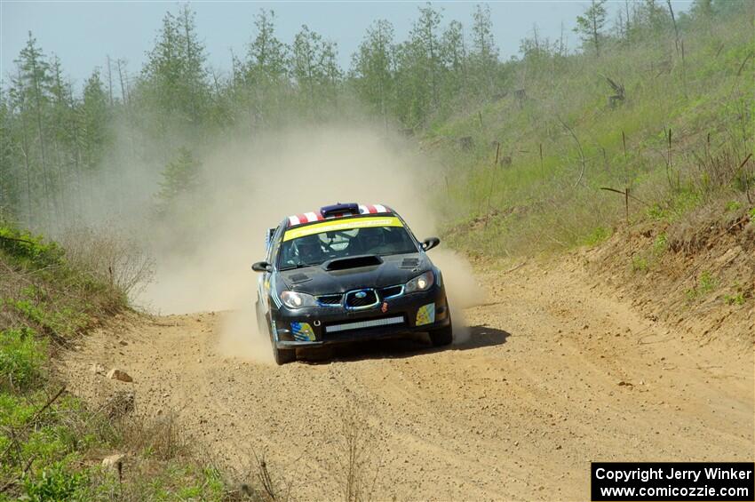 Matt James / Jackie James Subaru Impreza on SS4, J5 South.