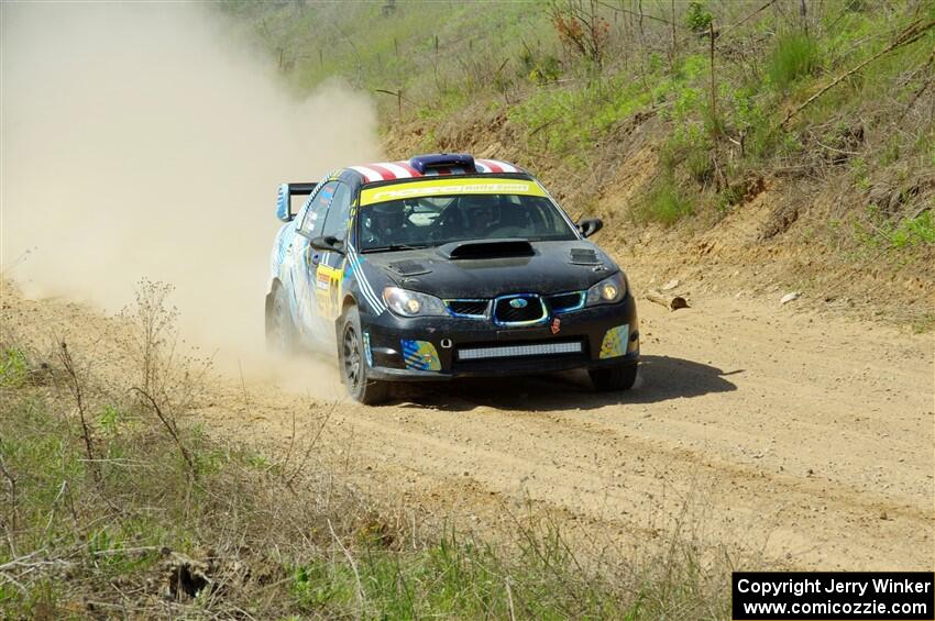 Matt James / Jackie James Subaru Impreza on SS4, J5 South.