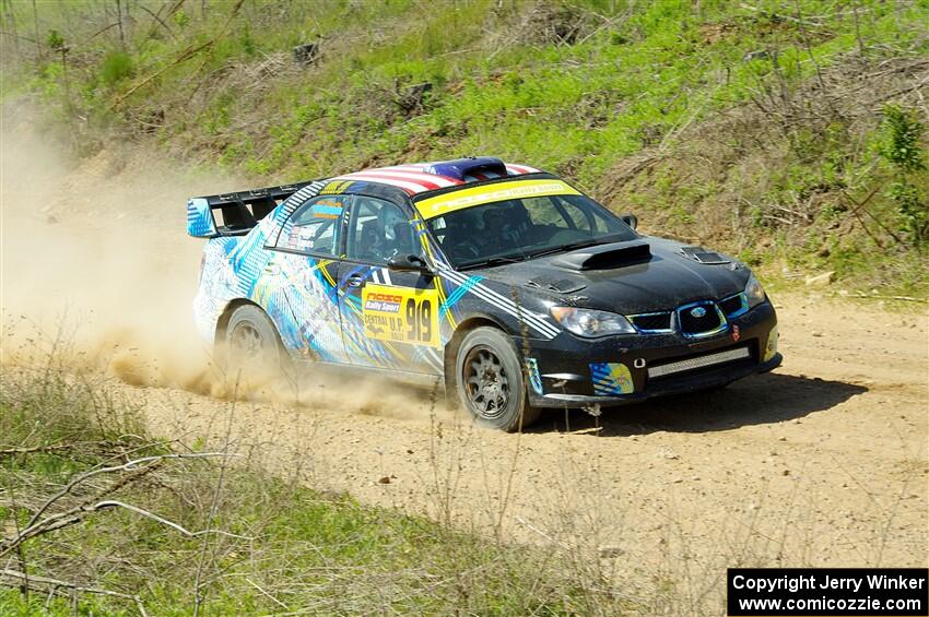 Matt James / Jackie James Subaru Impreza on SS4, J5 South.