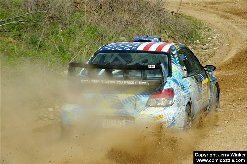 Matt James / Jackie James Subaru Impreza on SS4, J5 South.