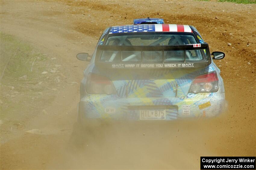 Matt James / Jackie James Subaru Impreza on SS4, J5 South.