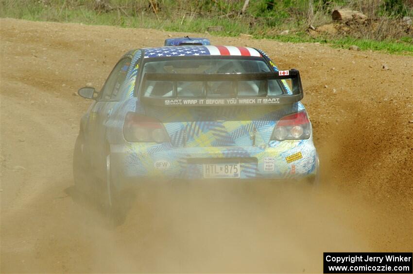 Matt James / Jackie James Subaru Impreza on SS4, J5 South.