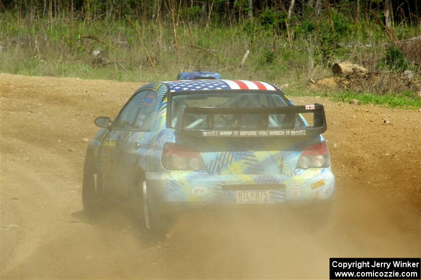 Matt James / Jackie James Subaru Impreza on SS4, J5 South.