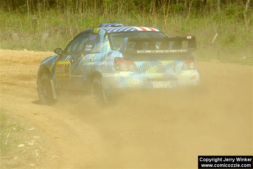 Matt James / Jackie James Subaru Impreza on SS4, J5 South.