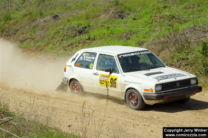 Heath Shively / Bryce Proseus VW Golf on SS4, J5 South.