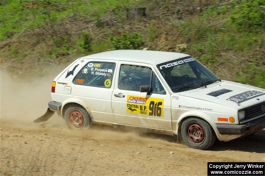 Heath Shively / Bryce Proseus VW Golf on SS4, J5 South.