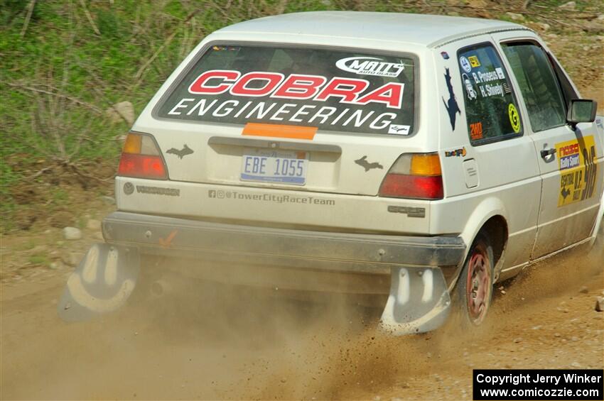 Heath Shively / Bryce Proseus VW Golf on SS4, J5 South.