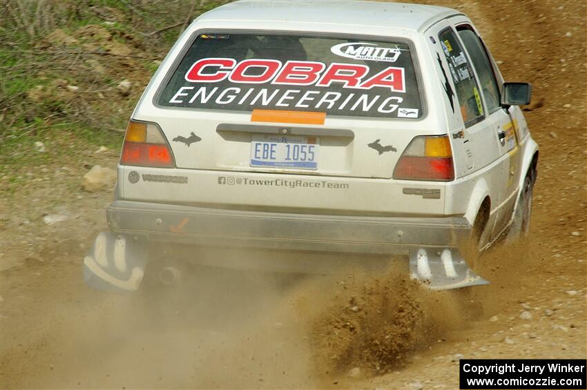 Heath Shively / Bryce Proseus VW Golf on SS4, J5 South.