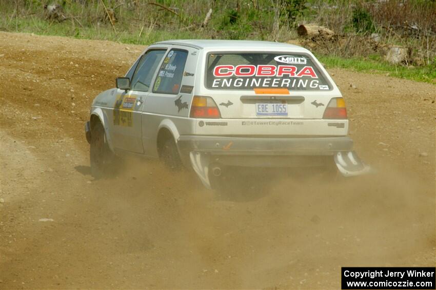 Heath Shively / Bryce Proseus VW Golf on SS4, J5 South.