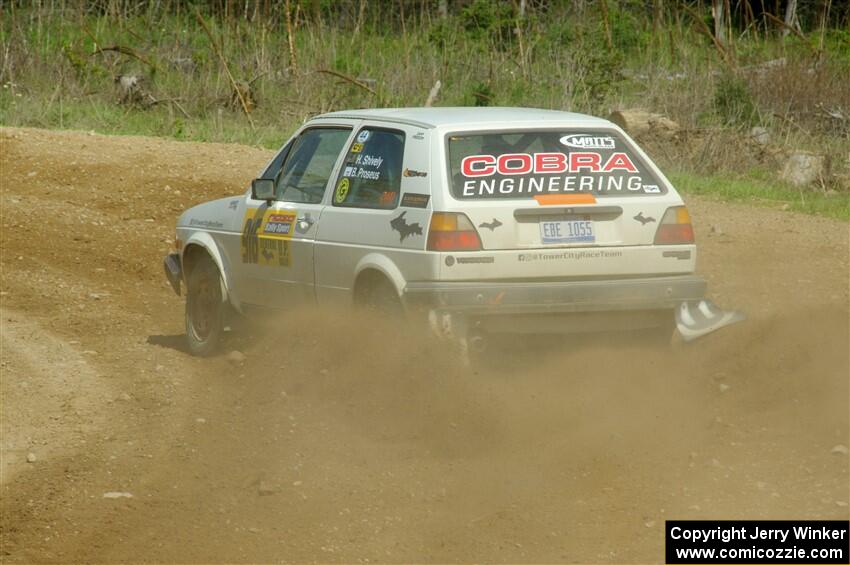 Heath Shively / Bryce Proseus VW Golf on SS4, J5 South.