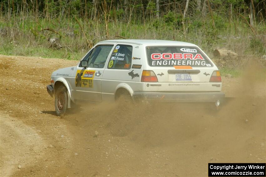 Heath Shively / Bryce Proseus VW Golf on SS4, J5 South.