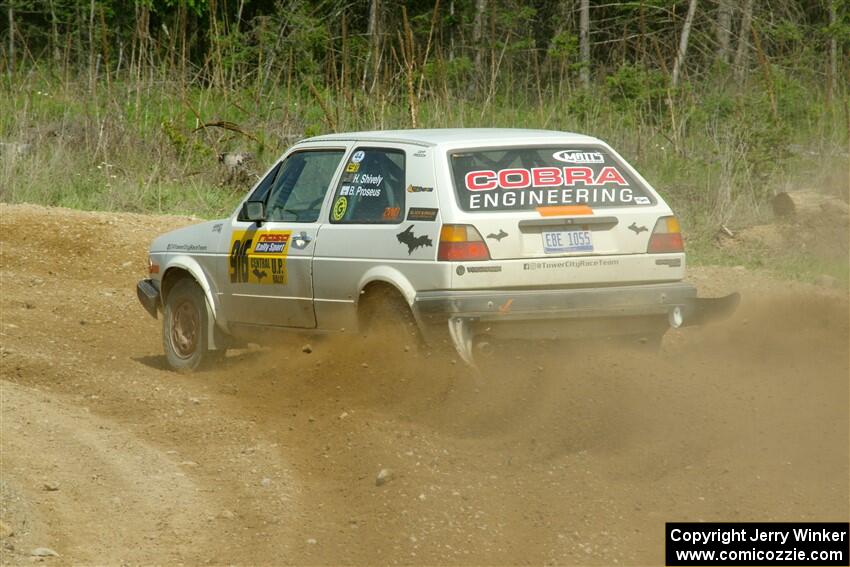 Heath Shively / Bryce Proseus VW Golf on SS4, J5 South.