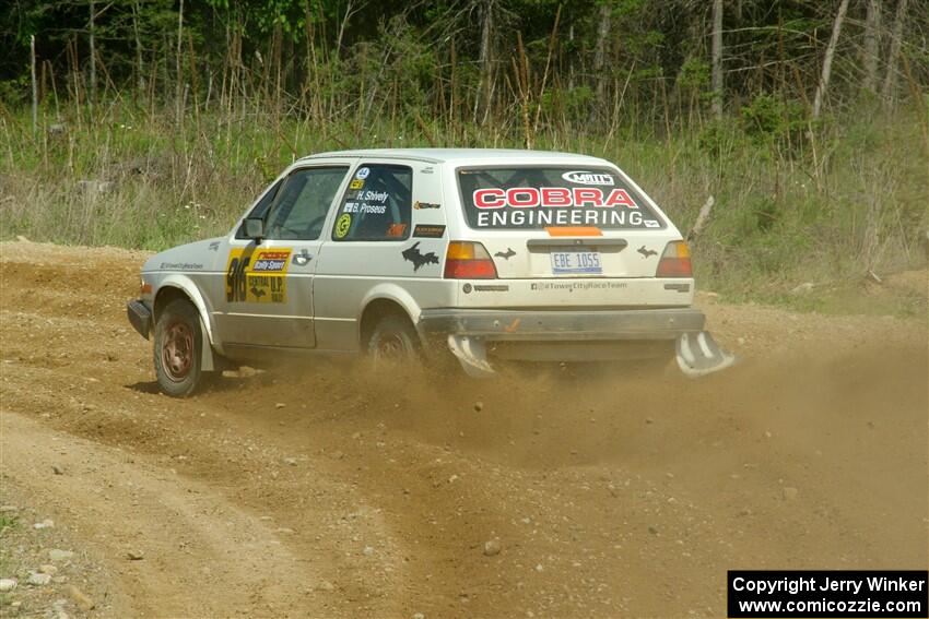 Heath Shively / Bryce Proseus VW Golf on SS4, J5 South.