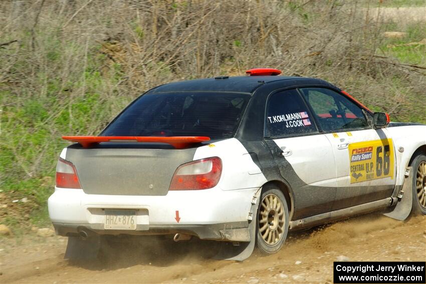 Jason Cook / Tim Kohlmann Subaru Impreza on SS4, J5 South.