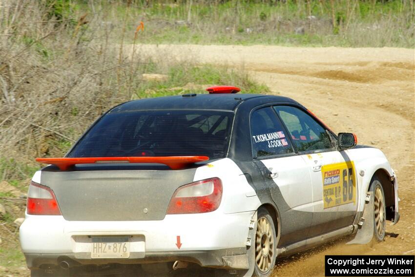 Jason Cook / Tim Kohlmann Subaru Impreza on SS4, J5 South.