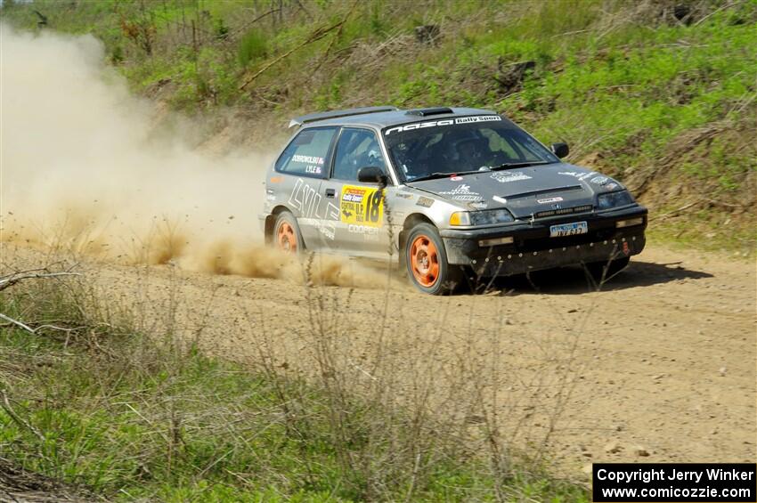 Nick Lyle / Kevin Dobrowolski Honda Civic Si on SS4, J5 South.