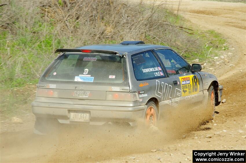 Nick Lyle / Kevin Dobrowolski Honda Civic Si on SS4, J5 South.