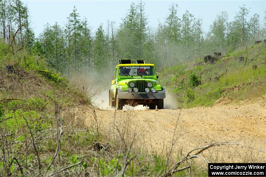 Mike Purzycki / Matt Wernette Jeep Scrambler on SS4, J5 South.