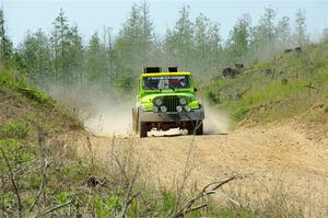 Mike Purzycki / Matt Wernette Jeep Scrambler on SS4, J5 South.