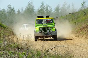 Mike Purzycki / Matt Wernette Jeep Scrambler on SS4, J5 South.