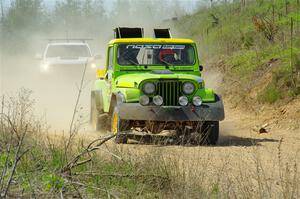 Mike Purzycki / Matt Wernette Jeep Scrambler on SS4, J5 South.