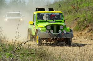 Mike Purzycki / Matt Wernette Jeep Scrambler on SS4, J5 South.