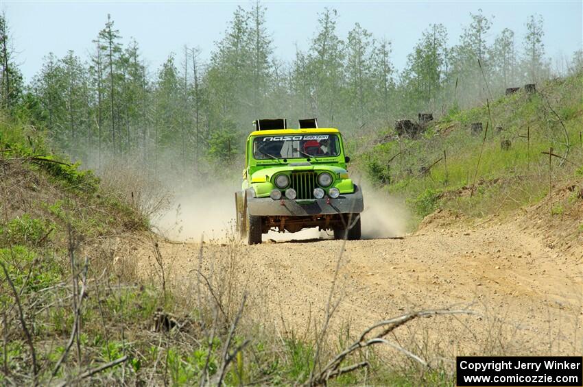 Mike Purzycki / Matt Wernette Jeep Scrambler on SS4, J5 South.