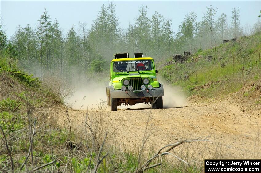 Mike Purzycki / Matt Wernette Jeep Scrambler on SS4, J5 South.