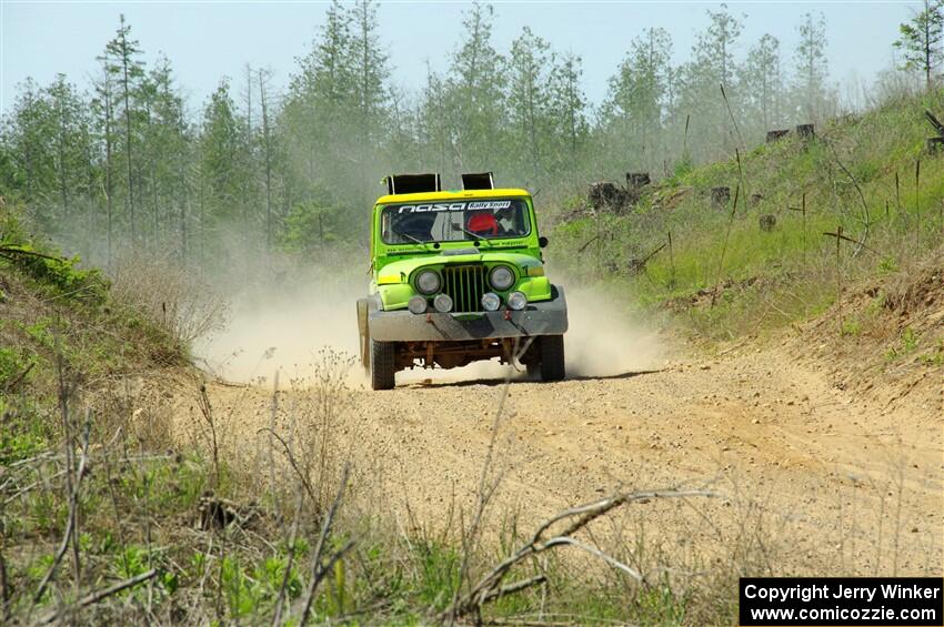 Mike Purzycki / Matt Wernette Jeep Scrambler on SS4, J5 South.