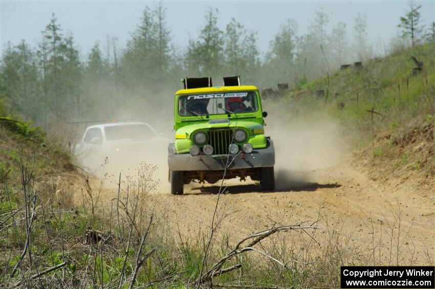 Mike Purzycki / Matt Wernette Jeep Scrambler on SS4, J5 South.